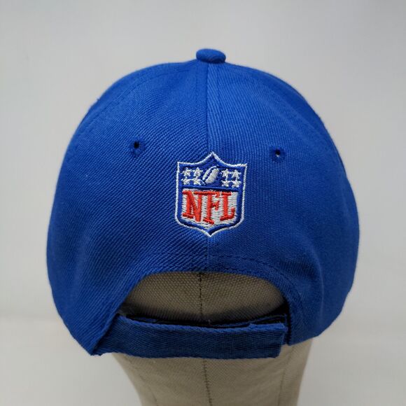 NFL Men's Indianapolis Colts Strapback Hat Blue Embroidered Logo - Picture 7 of 11